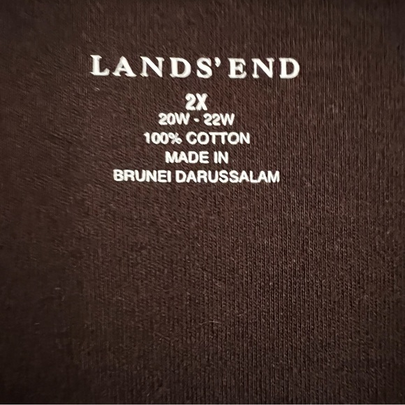 LAND’S END | Faux Wrap 100% Cotton Dress - Picture 5 of 5